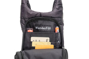 WanderFull Black Matte with Silver Strap HydroBag PREORDER