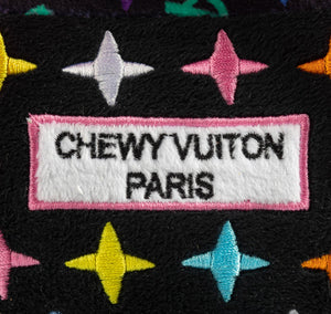 Black Monogram Chewy Vuiton Handbag Dog Toy