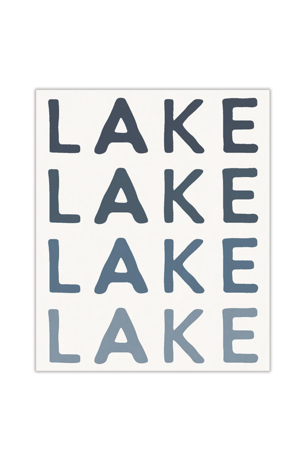 Lake Ombre Throw Blanket