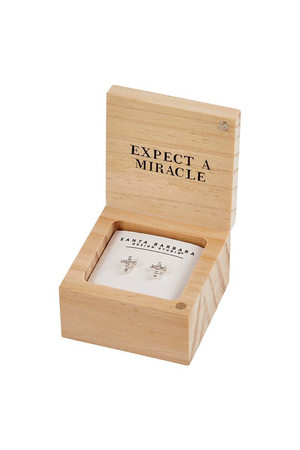 Pray Trust Wait | Treasure Box Earrings