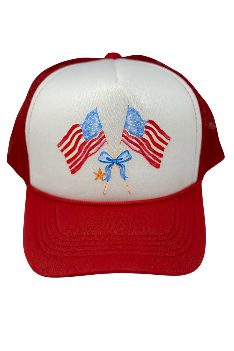 Patriotic Bow Hat