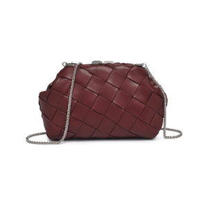 Pauline Woven Crossbody | Burgundy