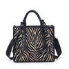 Dinsdale Zebra Print Crossbody | Black