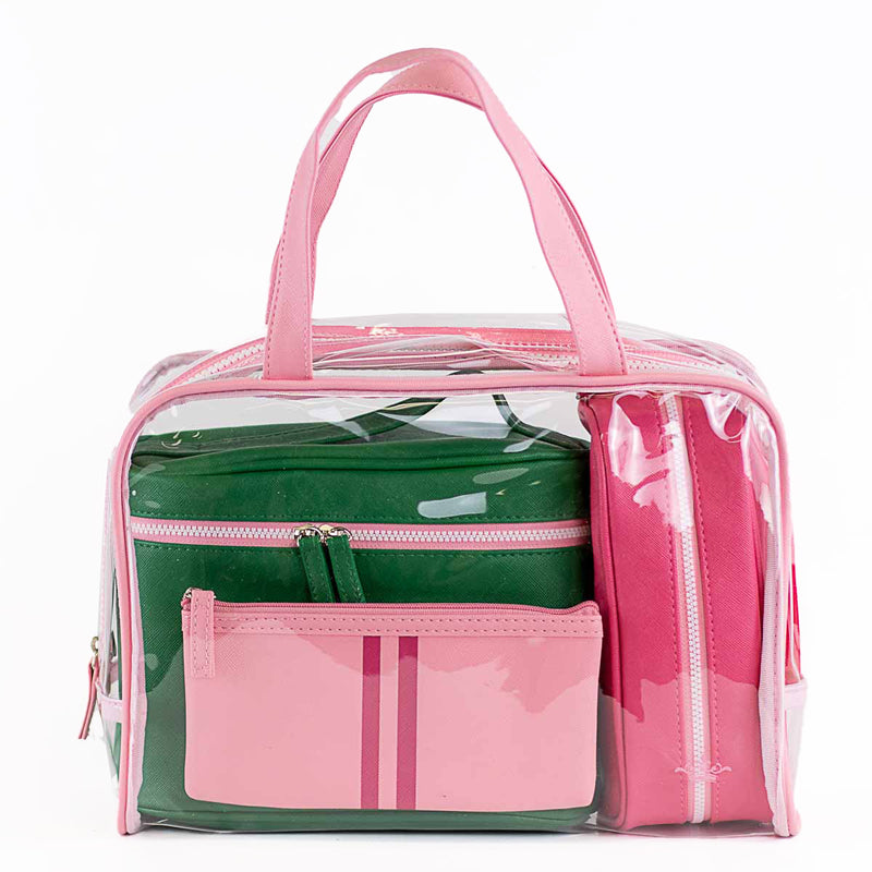 The Royal Standard Livie Travel Gift Set in Pink & Kelly