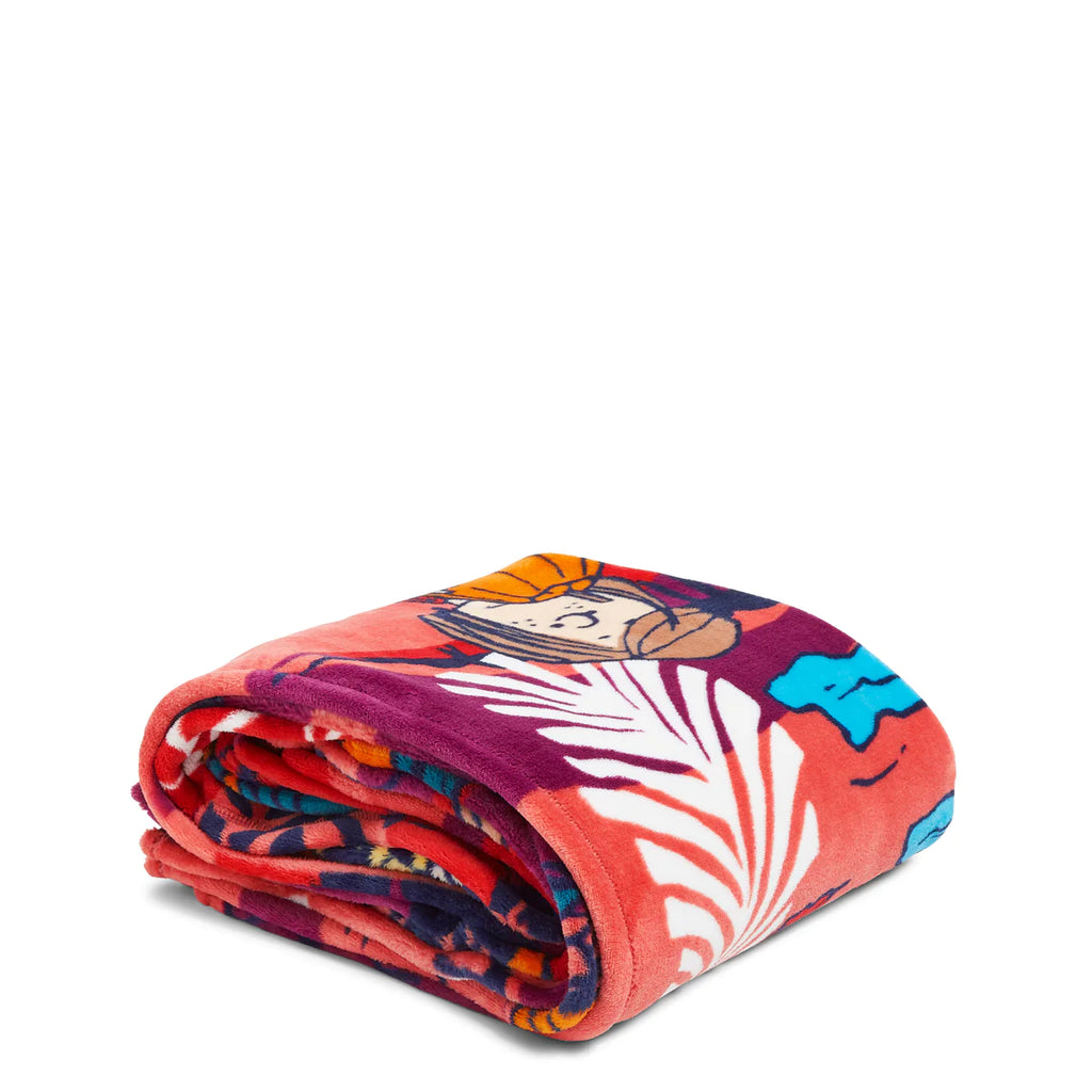 Vera Bradley Plush Throw - Fall for Peanuts