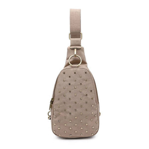 Regina Studded Sling Backpack | Natural