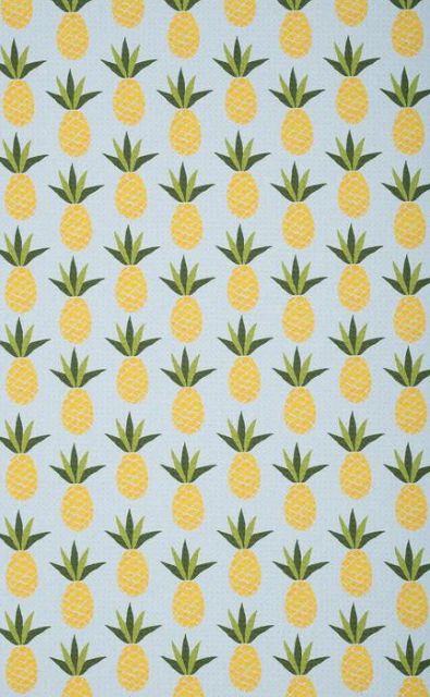 Sweet Pineapple Geometry Kitchen Tea Towel