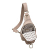 Regina Studded Sling Backpack | Natural