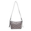 Taran Grommet Crossbody | Grey