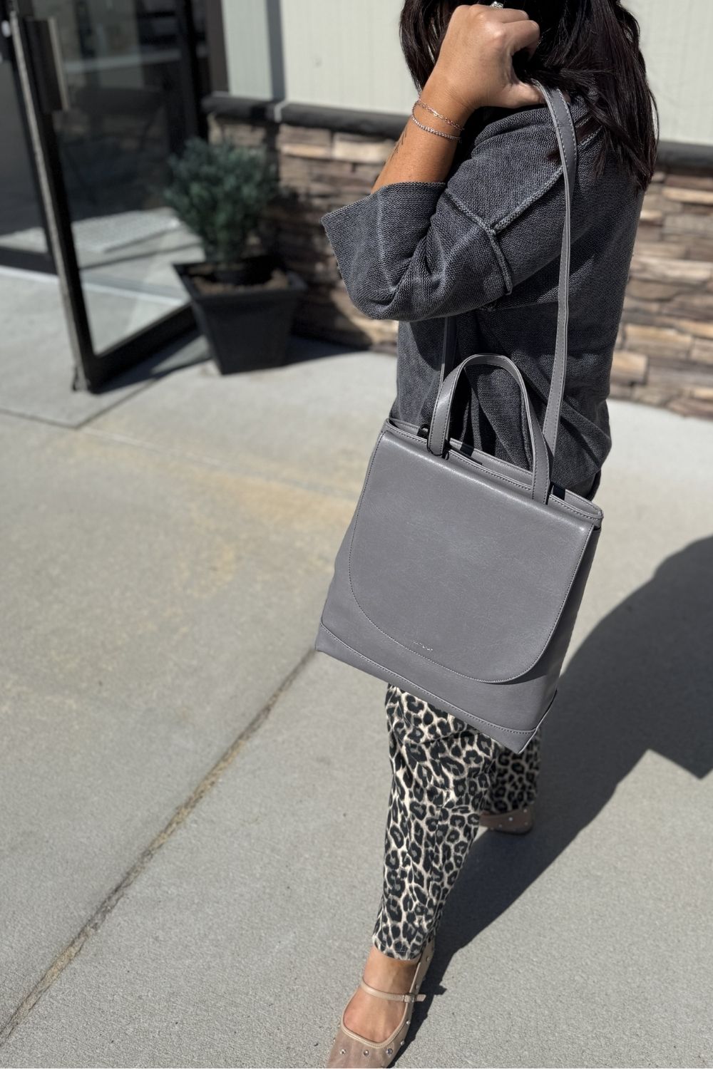 Aaron Vegan Backpack | Shadow