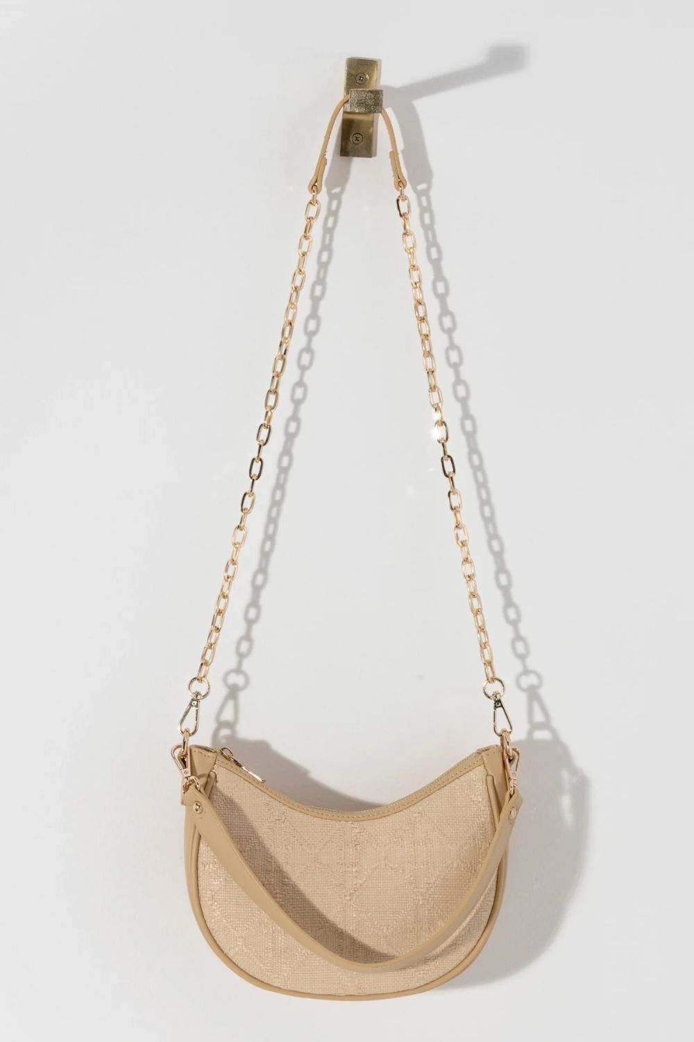 Adrienne Shoulder Bag | Straw