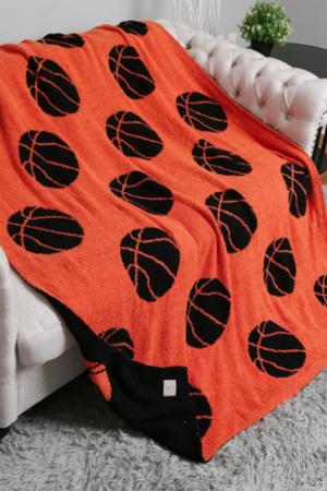 PREORDER - Reversible Basketball Blanket