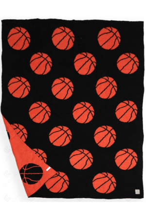 PREORDER - Reversible Basketball Blanket