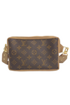 Bella Belt Bag In Bronze Leather | Upcycled LV Full Front