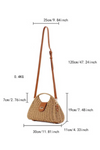 Sunny Stroll Woven Crossbody