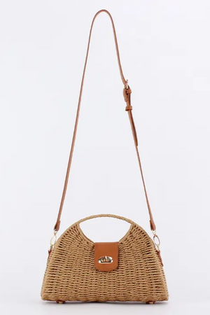 Sunny Stroll Woven Crossbody