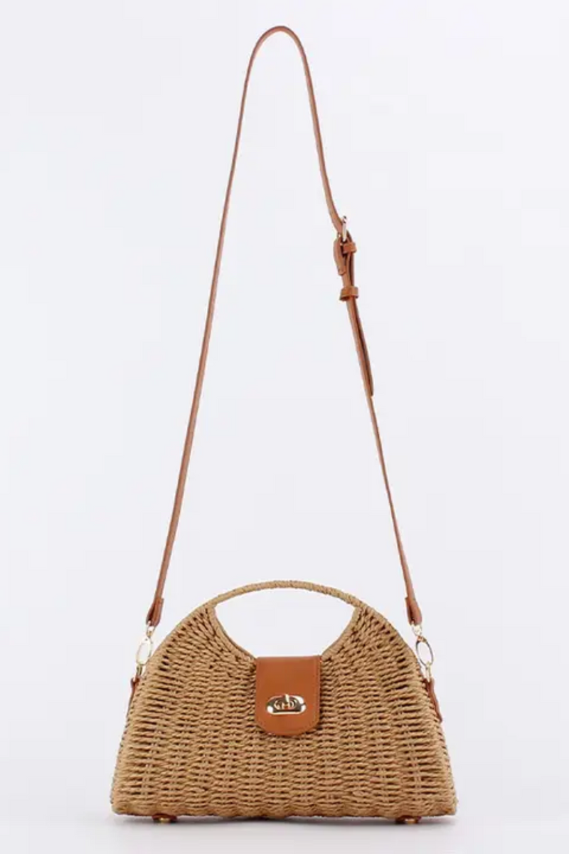 Sunny Stroll Woven Crossbody