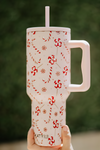 Pink Candy Canes Tumbler