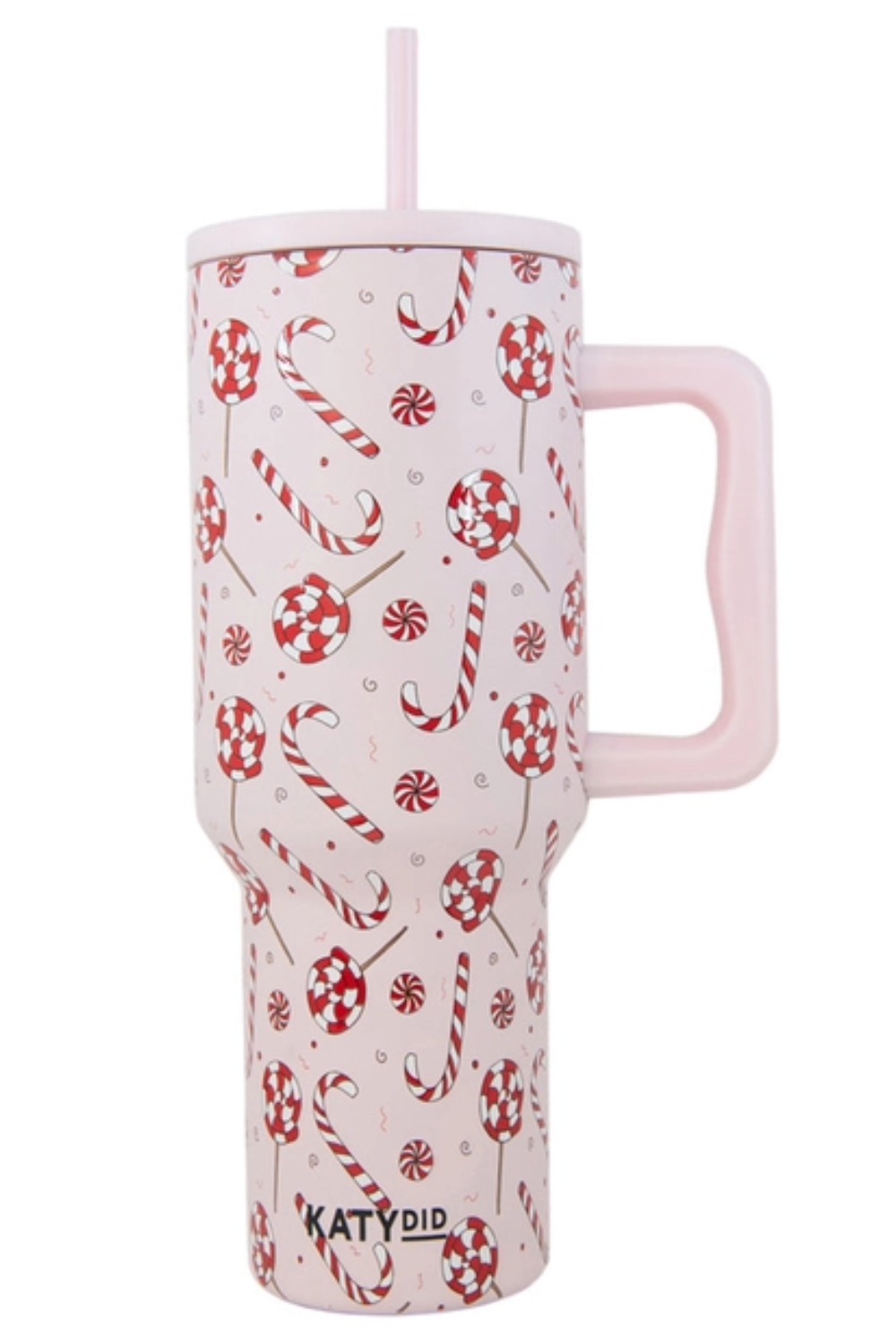 Pink Candy Canes Tumbler