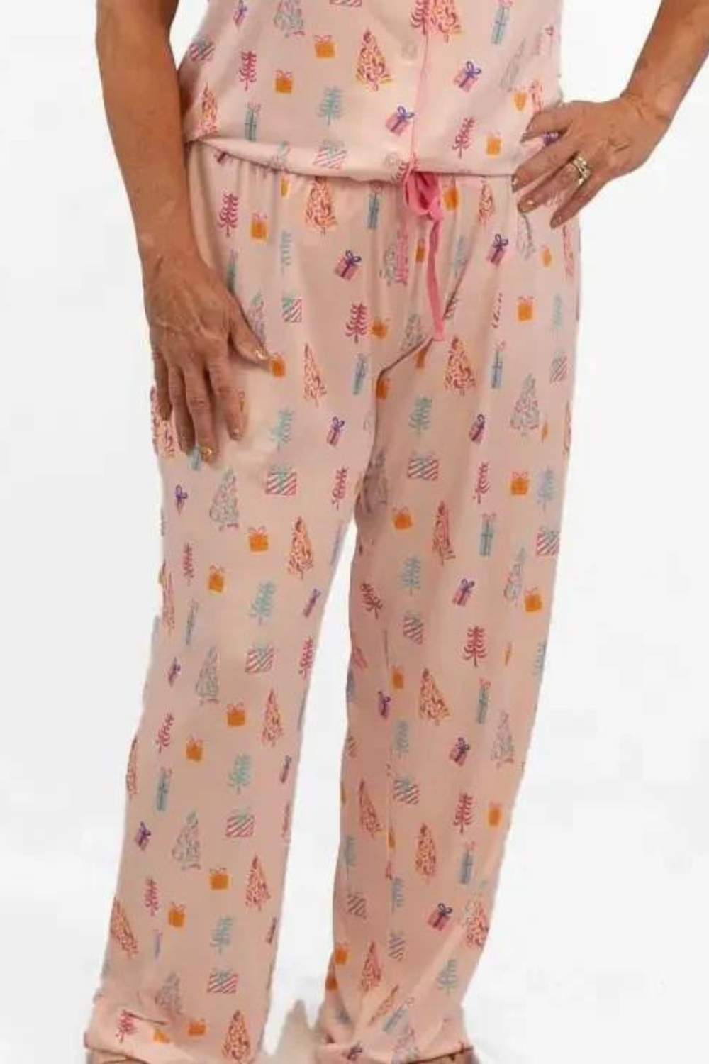 Twinkle Tree Sleep Pants Light Pink/Multi