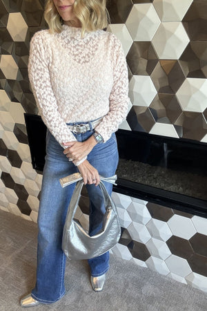 Marni Silver Recycled Vegan Crossbody Bag