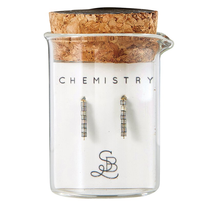 Labradorite Chemistry Earrings