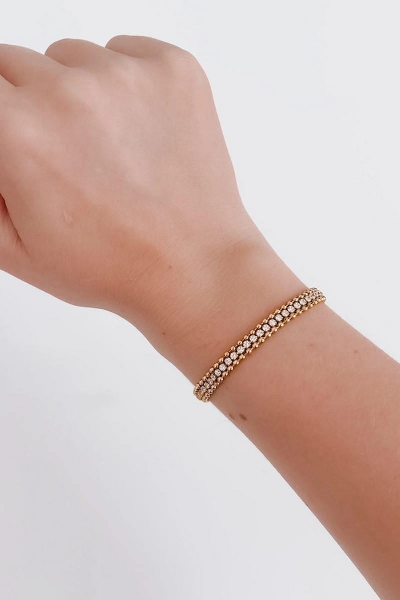 Gold Diamond Delight Bracelet