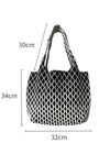 Green Vibe Knit Tote