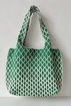 Green Vibe Knit Tote