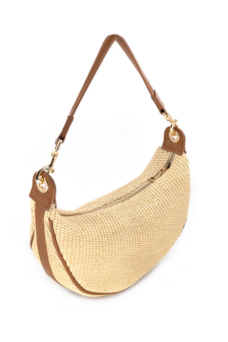 Halfmoon Straw Bag