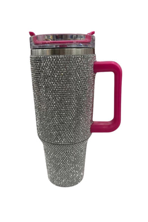 Silver Bling & Love 40 oz Tumbler