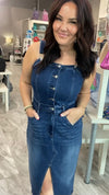 Frankie Denim Overall Dress