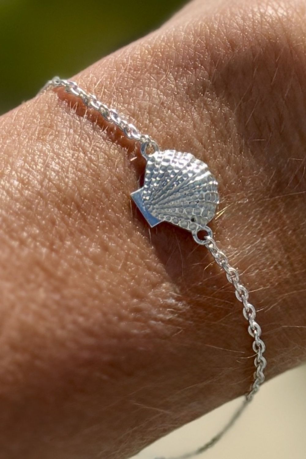 Inis Sterling Silver Seashell Bracelet
