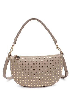 Jordan Studded Crossbody | Natural