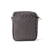 Kedzie Cloud 9 Gray Quilted Crossbody