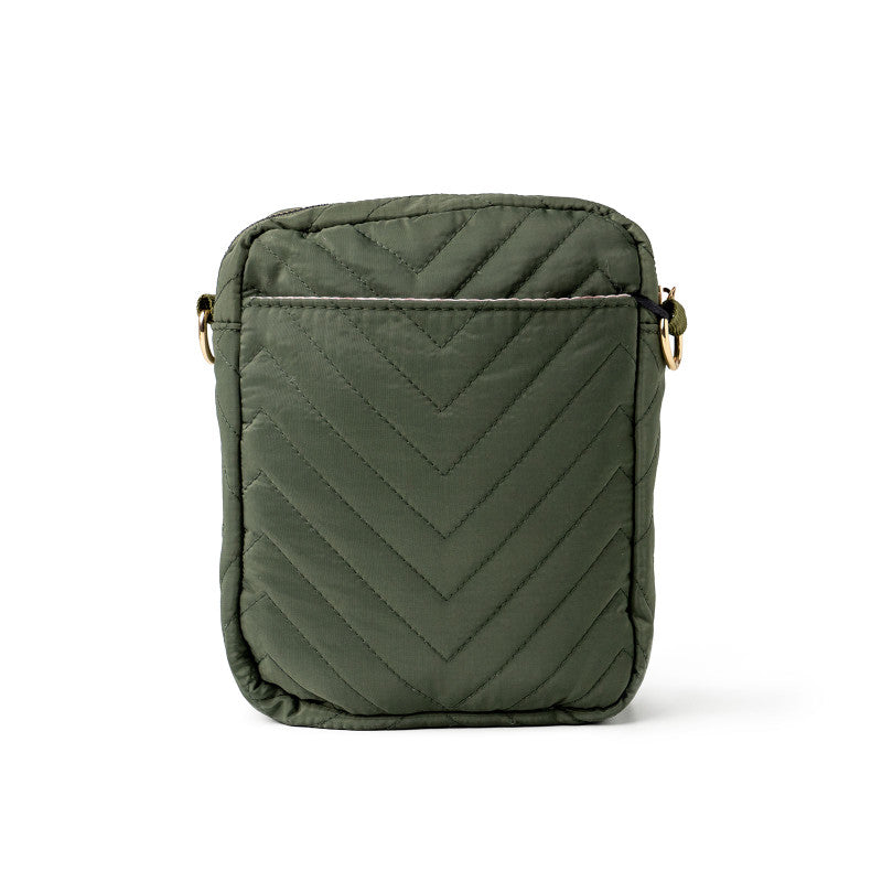 Kedzie Cloud 9 Olive Quilted Crossbody