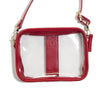 Rita Clear Red Camera Bag