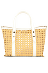 Rattan Luxe Tote | White