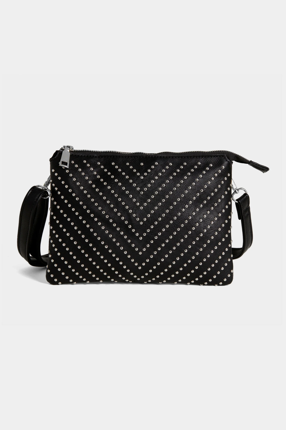 Leighton Studded Crossbody | Black