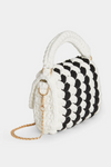 Lucinda Braided Crossbody | Black & White