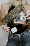 The Rox Repurposed LV Clear Bag