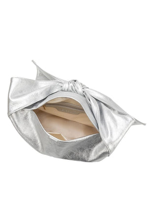 Marni Silver Recycled Vegan Crossbody Bag