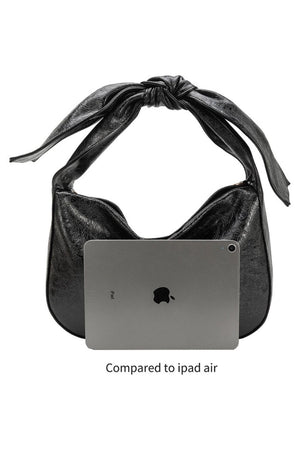 Marni Silver Recycled Vegan Crossbody Bag