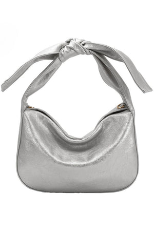 Marni Silver Recycled Vegan Crossbody Bag
