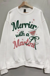 Merry Martini Christmas Sweatshirt | PREORDER