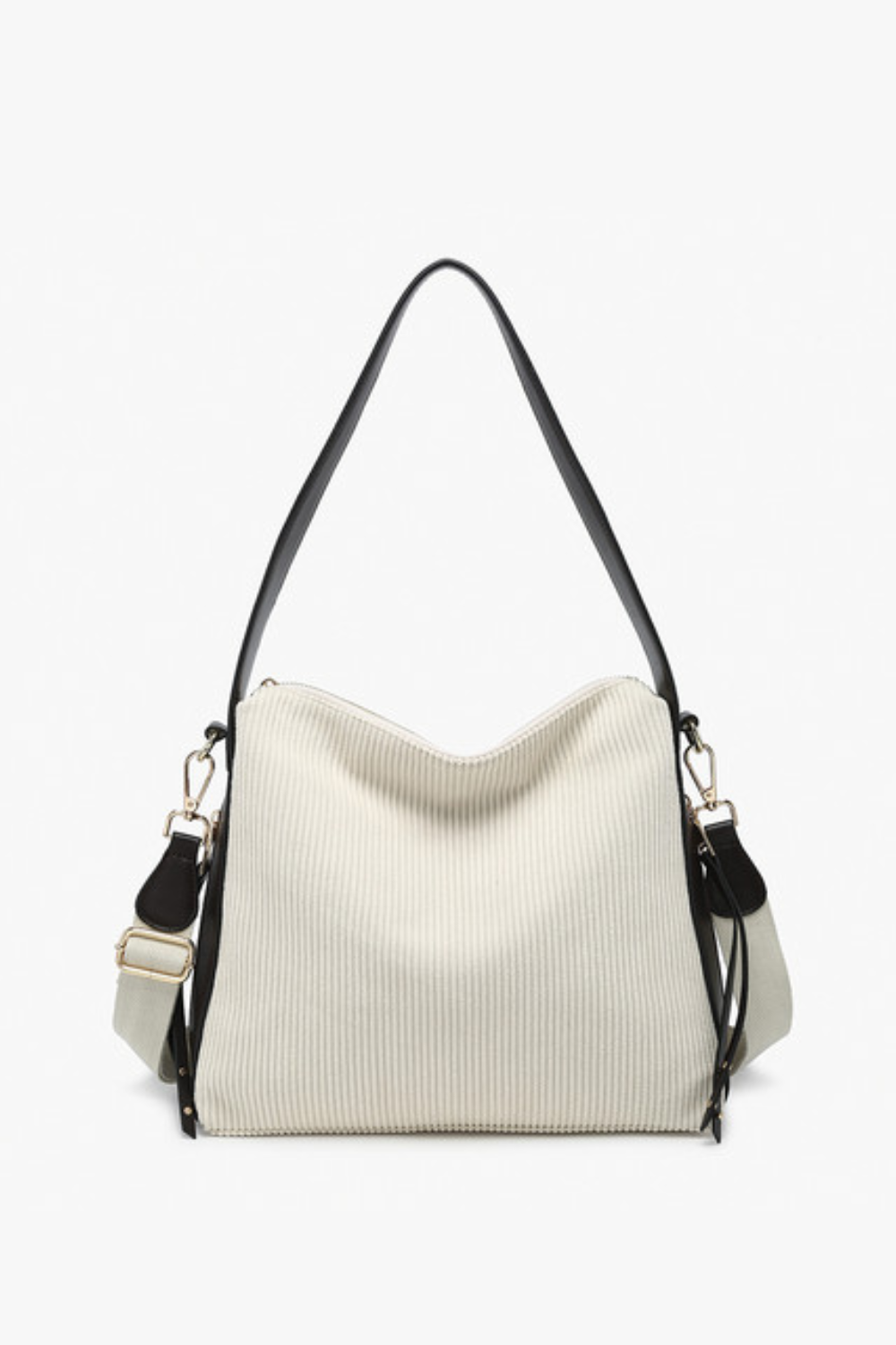 Michaela Slouchy Hobo | Brown & Cream