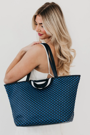 Woven Tiffany Organizer Tote Bag