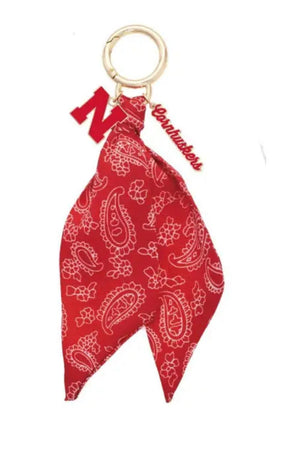 PREORDER | Nebraska Logo Bandana Bag Charm