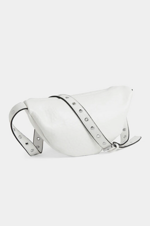 Presley Sling Belt Bag | White