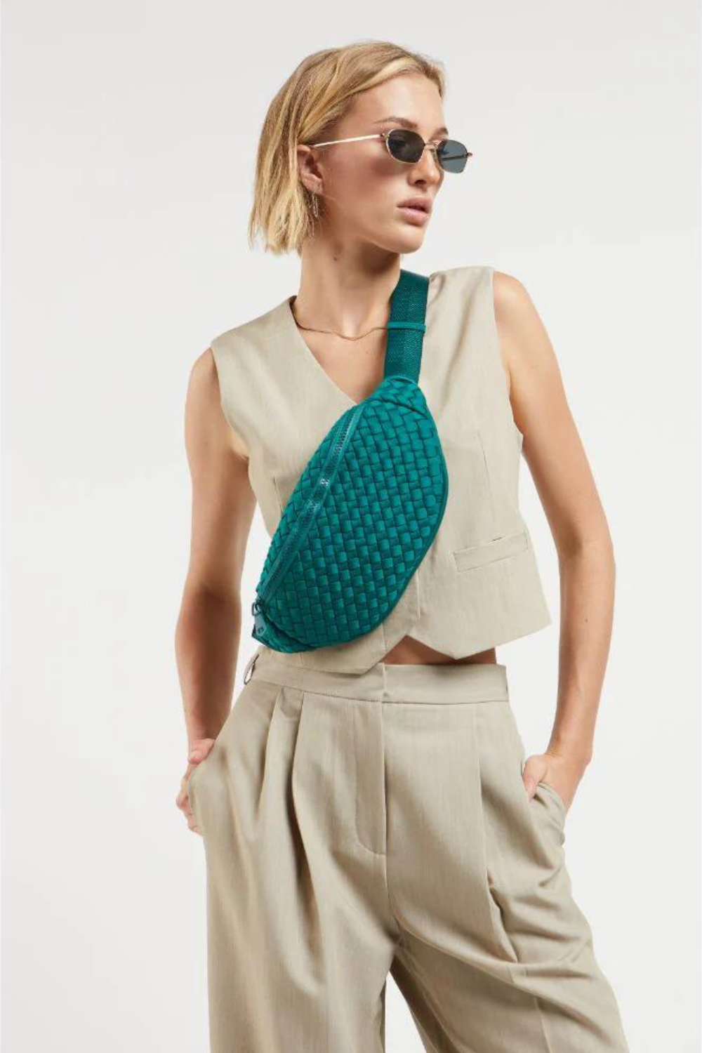 The Classy Cloth, Nylon Lula Shoulder Sling Belt Bag